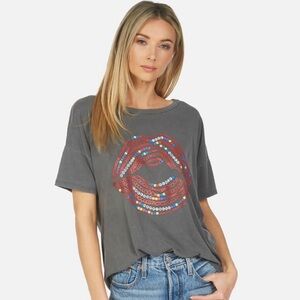 Lauren Moshi Liberty Bracelet Lip Tee
